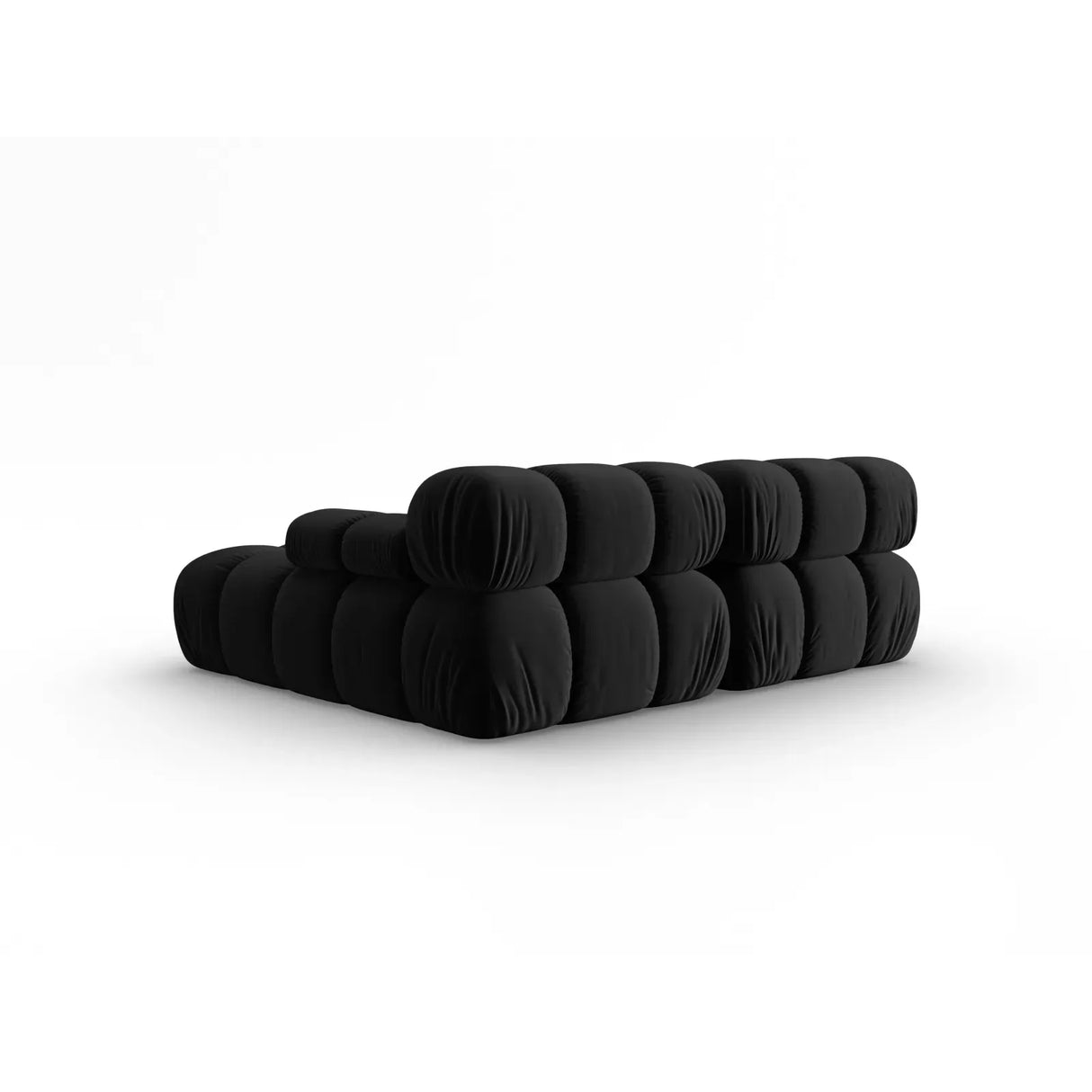 Bellis Modulares Sofa mit 2 Modulen mit Samtbezug oder 3d-Stoff, 188x155cm - ZEN ZONE Furniture