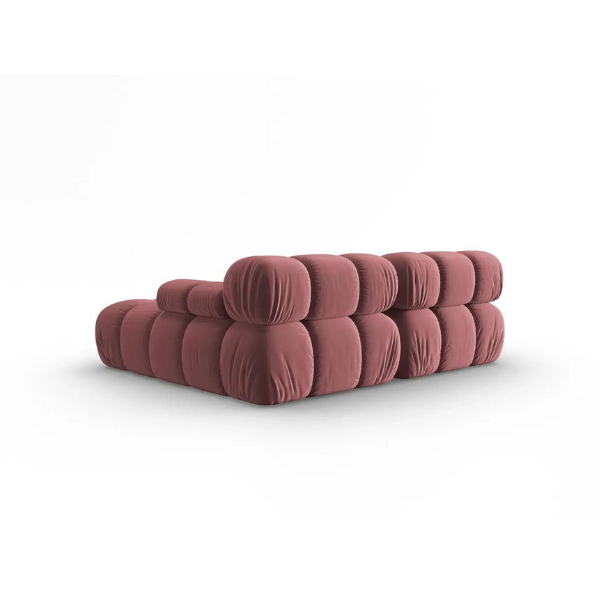 Bellis Modulares Sofa mit 2 Modulen mit Samtbezug oder 3d-Stoff, 188x155cm - ZEN ZONE Furniture