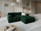 Bellis Modulares Sofa mit 2 Modulen 188x155cm aus Samt-Stoff (Blu78) in Flaschengrün – Bild 9