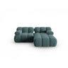 Bellis Modulares Sofa mit 2 Modulen mit Samtbezug oder 3d-Stoff, 188x155cm - ZEN ZONE Furniture
