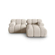Bellis Modulares Sofa mit 2 Modulen mit Samtbezug oder 3d-Stoff, 188x155cm - ZEN ZONE Furniture