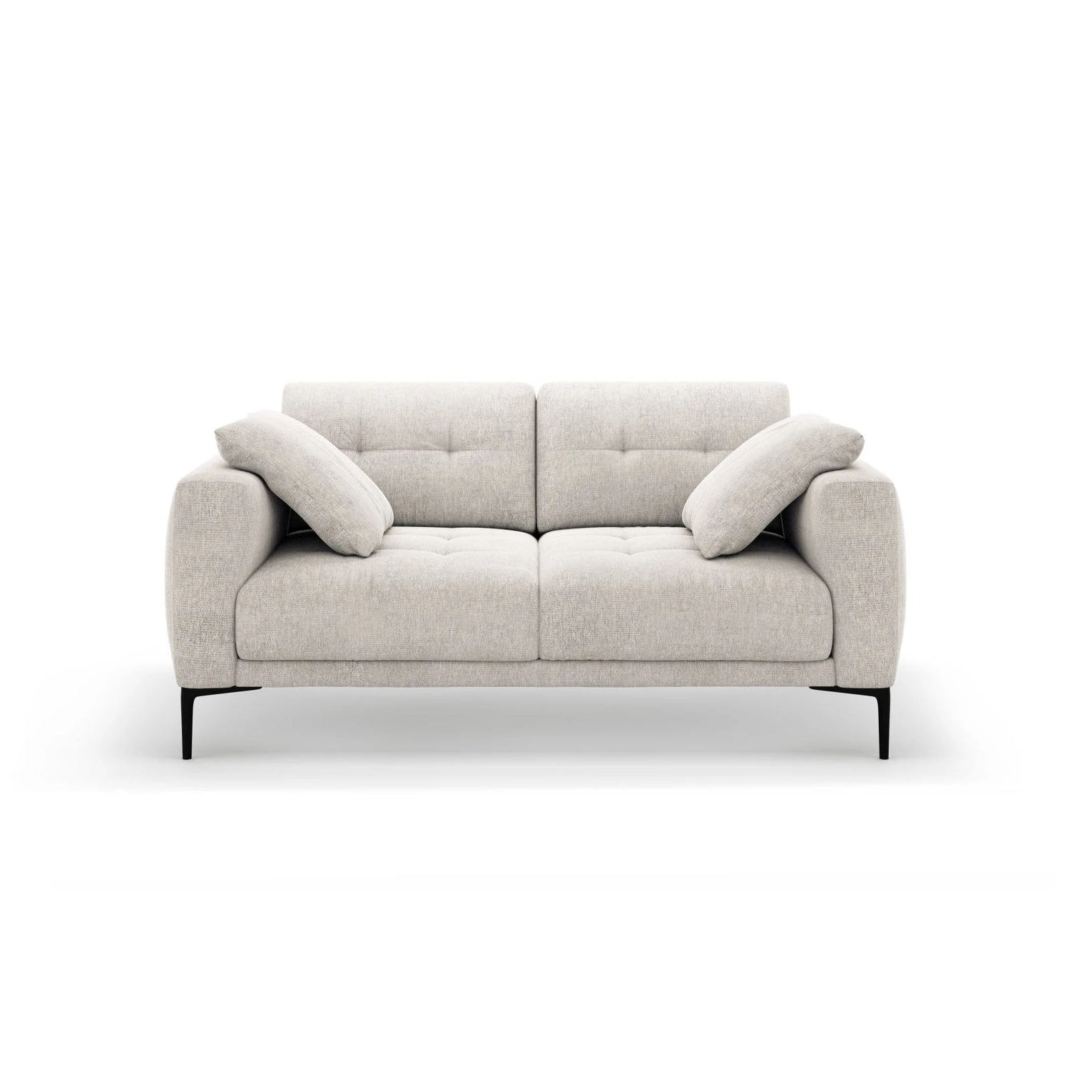 Bemy 2-Sitzer Sofa aus Samt oder Strukturstoff, 170x102 cm – Bild 1