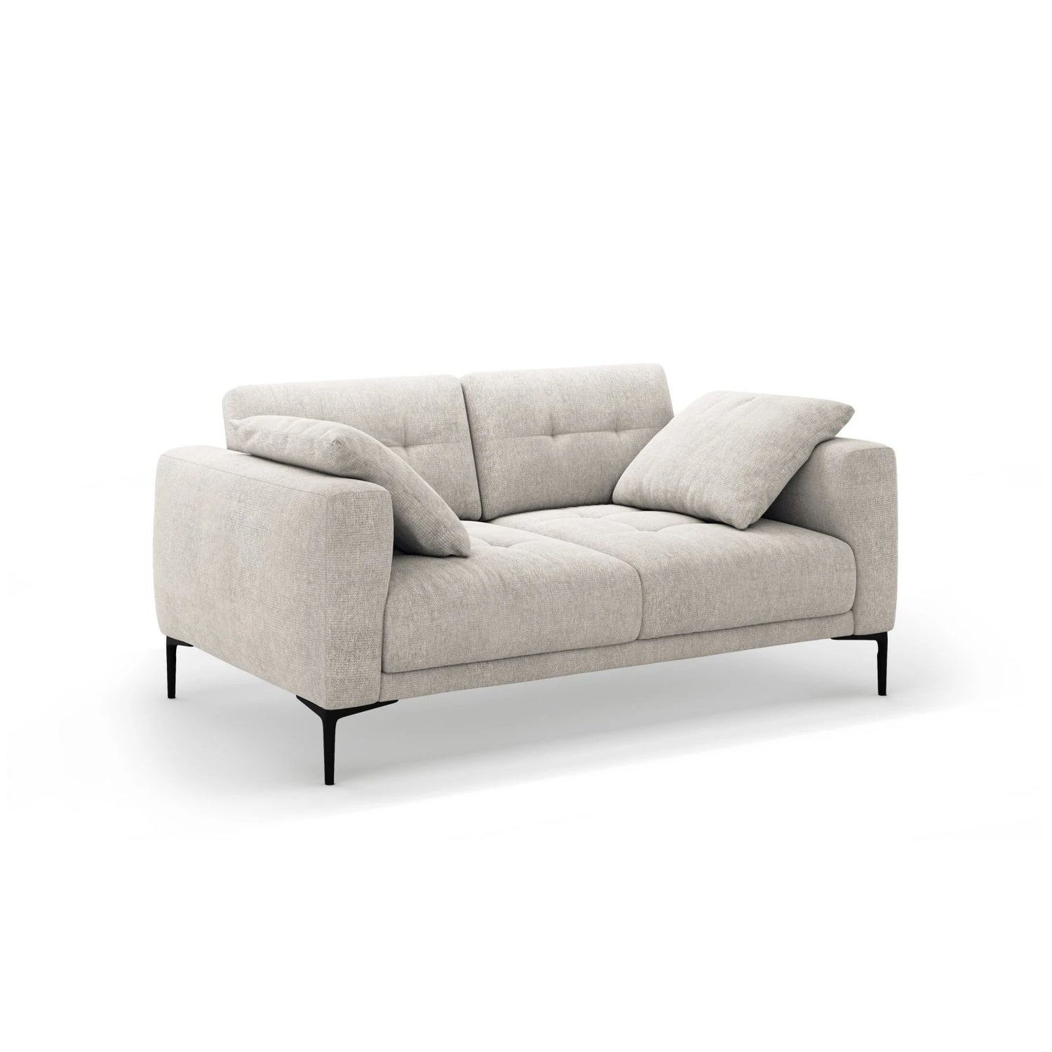 Bemy 2-Sitzer Sofa aus Samt oder Strukturstoff, 170x102 cm – Bild 2