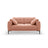 Bemy 2-Sitzer Sofa aus Samt (Salvador 11) in Rosa, 170x102 cm – Bild 1