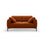 Bemy 2-Sitzer Sofa aus Samt (Salvador 14) in Terrakotta, 170x102 cm – Bild 1