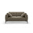 Bemy 2-Sitzer Sofa aus Samt (Salvador 3) in Grau-Braun, 170x102 cm – Bild 1