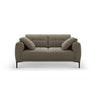 Bemy 2-Sitzer Sofa aus Samt (Salvador 3) in Grau-Braun, 170x102 cm – Bild 1