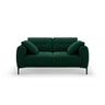 Bemy 2-Sitzer Sofa aus Samt (Salvador 7) in Flaschengrün, 170x102 cm – Bild 1