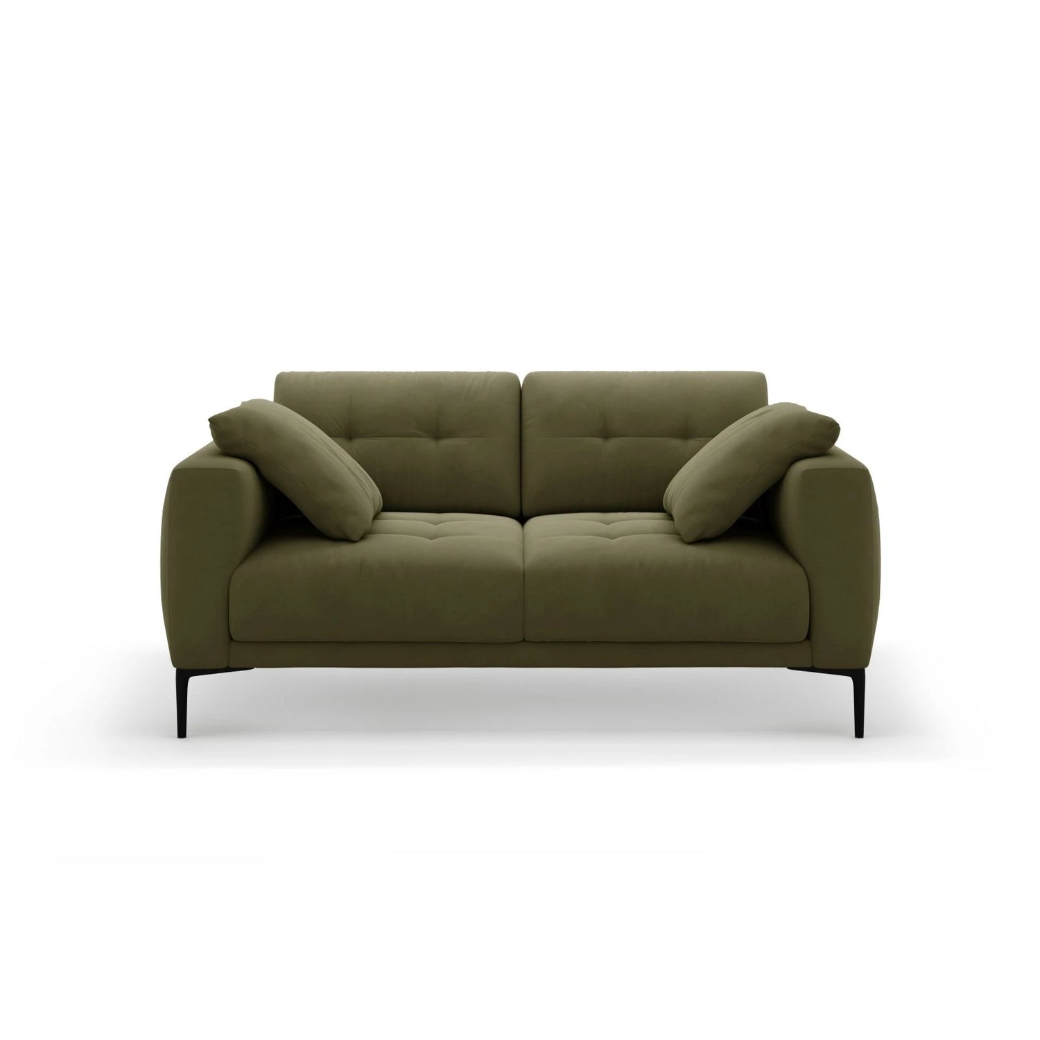 Bemy 2-Sitzer Sofa aus Samt (Salvador 8) in Grün, 170x102 cm – Bild 1