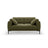 Bemy 2-Sitzer Sofa aus Samt (Salvador 8) in Grün, 170x102 cm – Bild 1