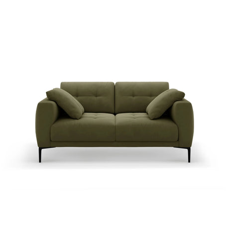 Bemy 2-Sitzer Sofa aus Samt (Salvador 8) in Grün, 170x102 cm – Bild 1