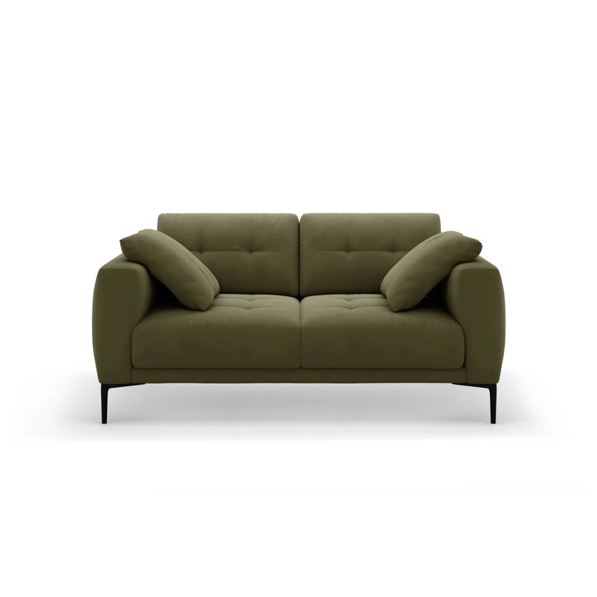 Bemy 2-Sitzer Sofa aus Samt (Salvador 8) in Grün, 170x102 cm – Bild 1