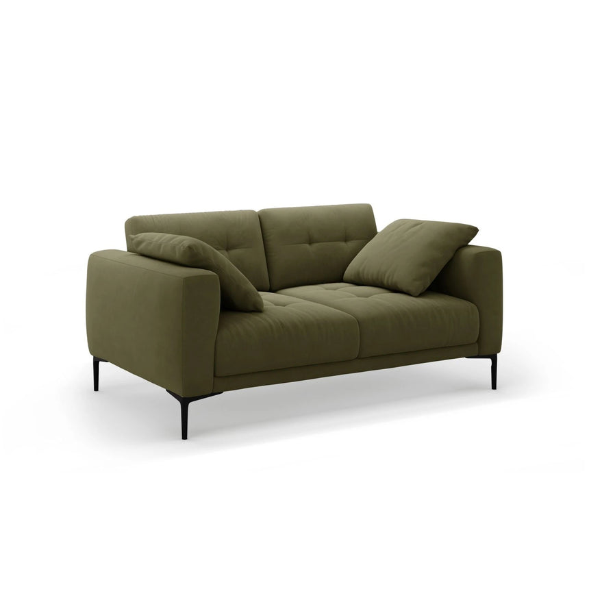 Bemy 2-Sitzer Sofa aus Samt (Salvador 8) in Grün, 170x102 cm – Bild 2