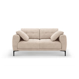 Bemy 2-Sitzer Sofa aus Strukturierter Stoff (Sorella 05) in Sand, 170x102 cm – Bild 1