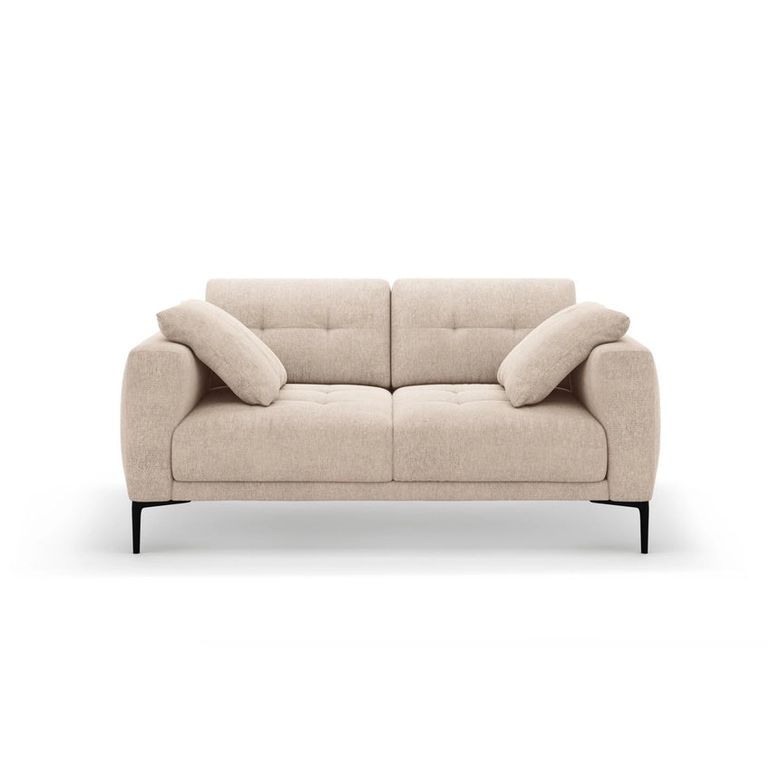 Bemy 2-Sitzer Sofa aus Strukturierter Stoff (Sorella 05) in Sand, 170x102 cm – Bild 1