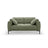 Bemy 2-Sitzer Sofa aus Strukturierter Stoff (Sorella 34) in Dunkles olivgrün, 170x102 cm – Bild 1