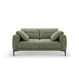Bemy 2-Sitzer Sofa aus Strukturierter Stoff (Sorella 34) in Dunkles olivgrün, 170x102 cm – Bild 1