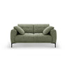 Bemy 2-Sitzer Sofa aus Strukturierter Stoff (Sorella 34) in Dunkles olivgrün, 170x102 cm – Bild 1