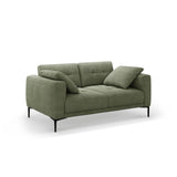Bemy 2-Sitzer Sofa aus Strukturierter Stoff (Sorella 34) in Dunkles olivgrün, 170x102 cm – Bild 2