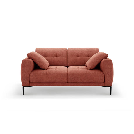 Bemy 2-Sitzer Sofa aus Strukturierter Stoff (Sorella 58) in Koralle, 170x102 cm – Bild 1