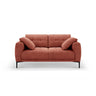 Bemy 2-Sitzer Sofa aus Strukturierter Stoff (Sorella 58) in Koralle, 170x102 cm – Bild 1