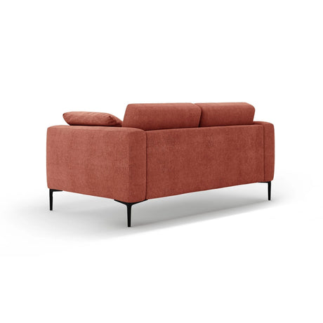 Bemy 2-Sitzer Sofa aus Strukturierter Stoff (Sorella 58) in Koralle, 170x102 cm – Bild 3