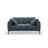 Bemy 2-Sitzer Sofa aus Strukturierter Stoff (Sorella 77) in Dunkelblau, 170x102 cm – Bild 1