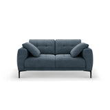 Bemy 2-Sitzer Sofa aus Strukturierter Stoff (Sorella 77) in Dunkelblau, 170x102 cm – Bild 1