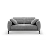 Bemy 2-Sitzer Sofa aus Strukturierter Stoff (Sorella 89) in Grau, 170x102 cm – Bild 1