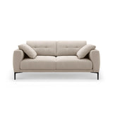 Bemy 3-Sitzer Sofa aus Samt (Salvador 1) in Beige, 200x102 cm – Bild 1