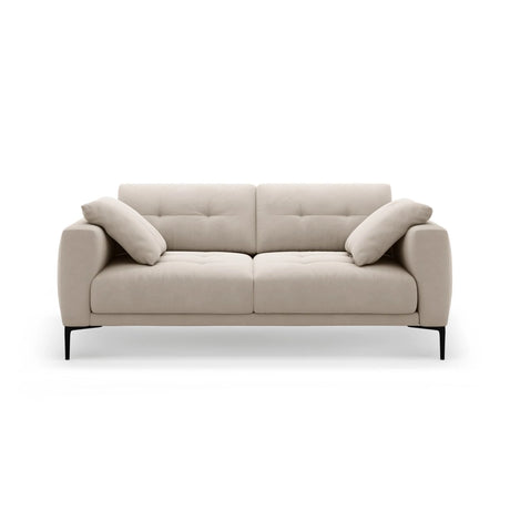 Bemy 3-Sitzer Sofa aus Samt (Salvador 1) in Beige, 200x102 cm – Bild 1