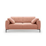 Bemy 3-Sitzer Sofa aus Samt (Salvador 11) in Rosa, 200x102 cm – Bild 1