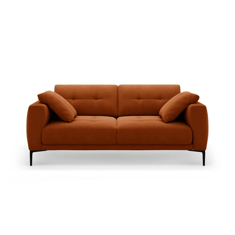 Bemy 3-Sitzer Sofa aus Samt (Salvador 14) in Terrakotta, 200x102 cm – Bild 1