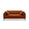 Bemy 3-Sitzer Sofa aus Samt (Salvador 14) in Terrakotta, 200x102 cm – Bild 1