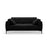 Bemy 3-Sitzer Sofa aus Samt (Salvador 19) in Schwarz, 200x102 cm – Bild 1