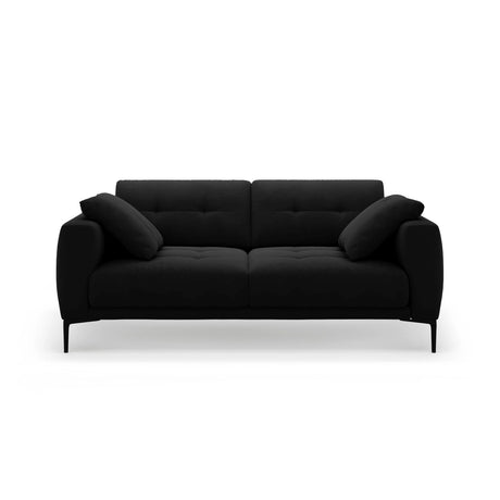 Bemy 3-Sitzer Sofa aus Samt (Salvador 19) in Schwarz, 200x102 cm – Bild 1