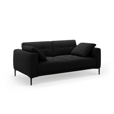 Bemy 3-Sitzer Sofa aus Samt (Salvador 19) in Schwarz, 200x102 cm – Bild 2