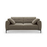 Bemy 3-Sitzer Sofa aus Samt (Salvador 3) in Grau-Braun, 200x102 cm – Bild 1