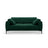Bemy 3-Sitzer Sofa aus Samt (Salvador 7) in Flaschengrün, 200x102 cm – Bild 1