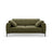 Bemy 3-Sitzer Sofa aus Samt (Salvador 8) in Grün, 200x102 cm – Bild 1