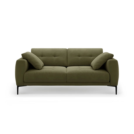 Bemy 3-Sitzer Sofa aus Samt (Salvador 8) in Grün, 200x102 cm – Bild 1