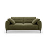 Bemy 3-Sitzer Sofa aus Samt (Salvador 8) in Grün, 200x102 cm – Bild 1