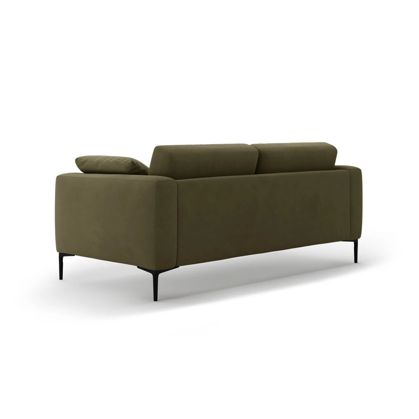 Bemy 3-Sitzer Sofa aus Samt (Salvador 8) in Grün, 200x102 cm – Bild 3