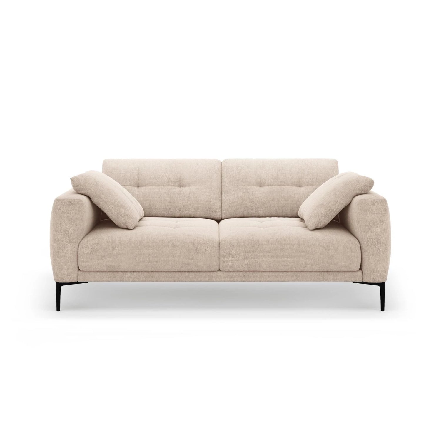 Bemy 3-Sitzer Sofa aus Strukturierter Stoff (Sorella 05) in Sand, 200x102 cm – Bild 1
