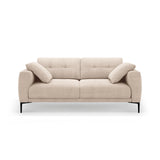Bemy 3-Sitzer Sofa aus Strukturierter Stoff (Sorella 05) in Sand, 200x102 cm – Bild 1