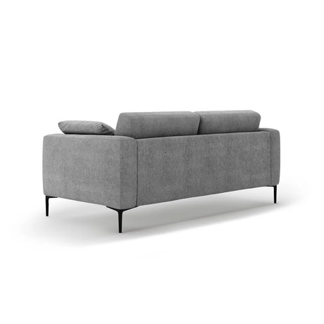 Bemy 3-Sitzer Sofa aus Strukturierter Stoff (Sorella 89) in Grau, 200x102 cm – Bild 3