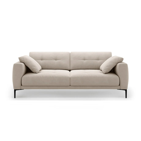 Bemy 4-Sitzer Sofa aus Samt (Salvador 1) in Beige, 230x102 cm – Bild 1