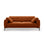 Bemy 4-Sitzer Sofa aus Samt (Salvador 14) in Terrakotta, 230x102 cm – Bild 1