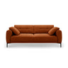 Bemy 4-Sitzer Sofa aus Samt (Salvador 14) in Terrakotta, 230x102 cm – Bild 1