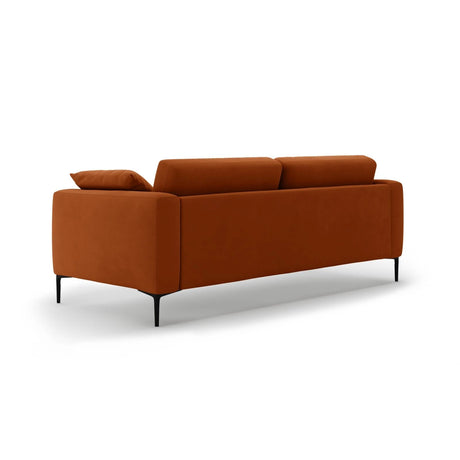 Bemy 4-Sitzer Sofa aus Samt (Salvador 14) in Terrakotta, 230x102 cm – Bild 3